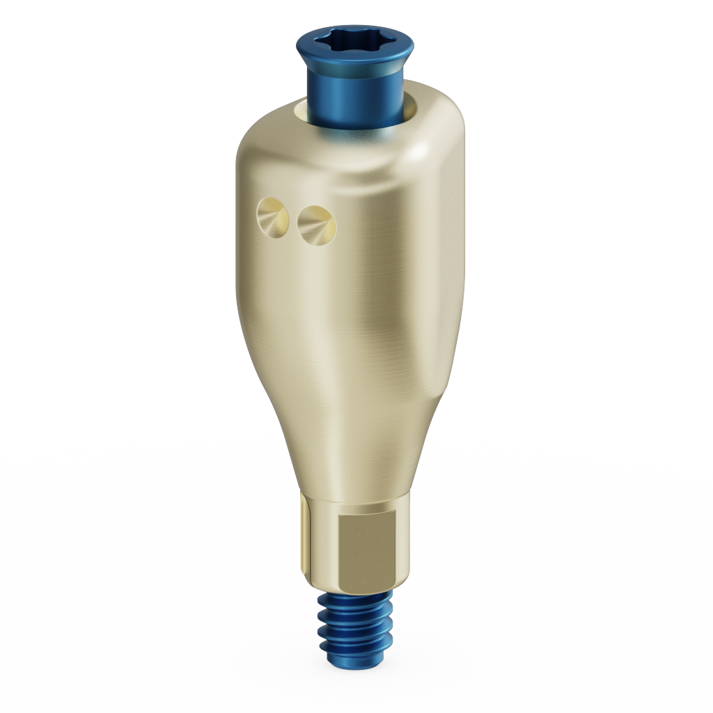 Scannable Anatomical Abutment + Screw – Bone Level