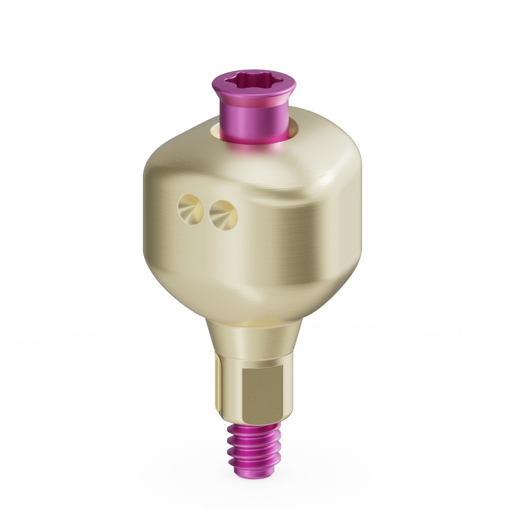 Scannable Anatomical Abutment + Screw – Bone Level