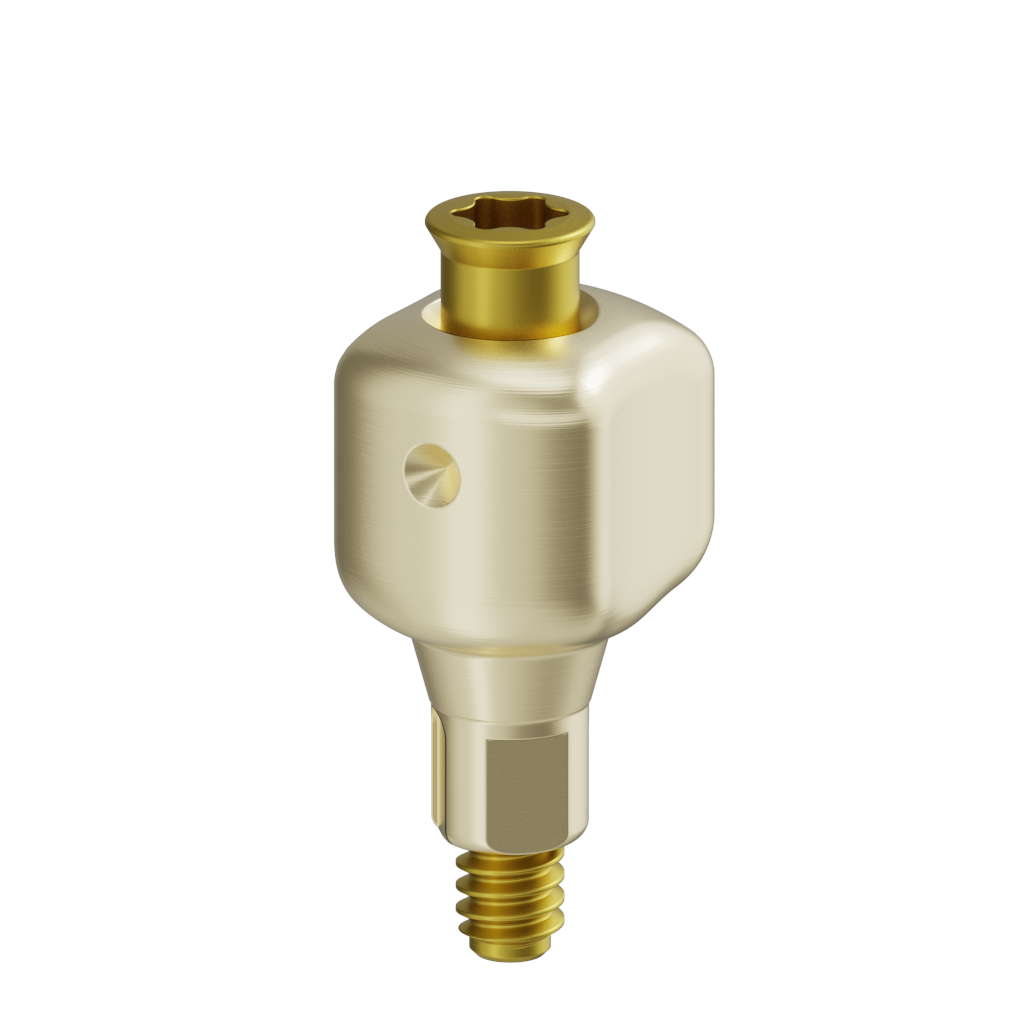 Scannable Anatomical Abutment + Screw – Bone Level
