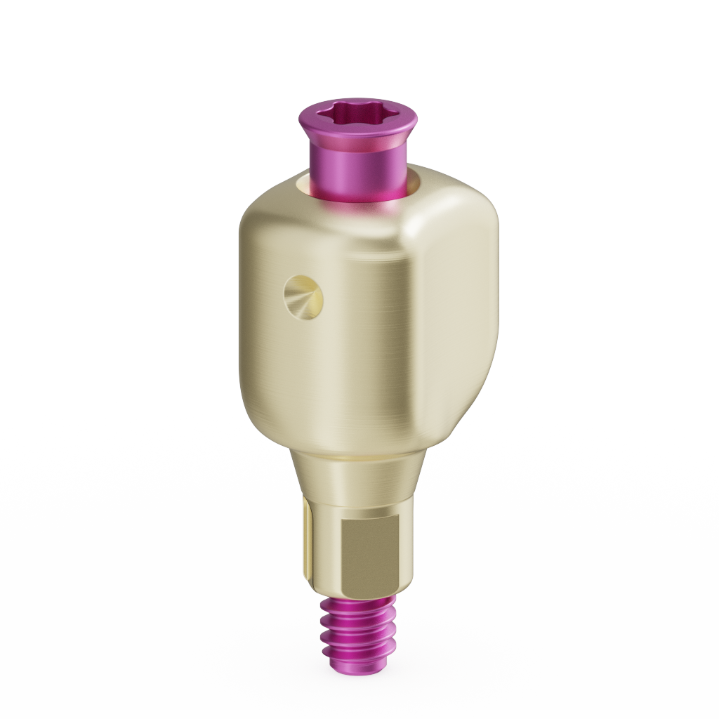 Scannable Anatomical Abutment + Screw – Bone Level