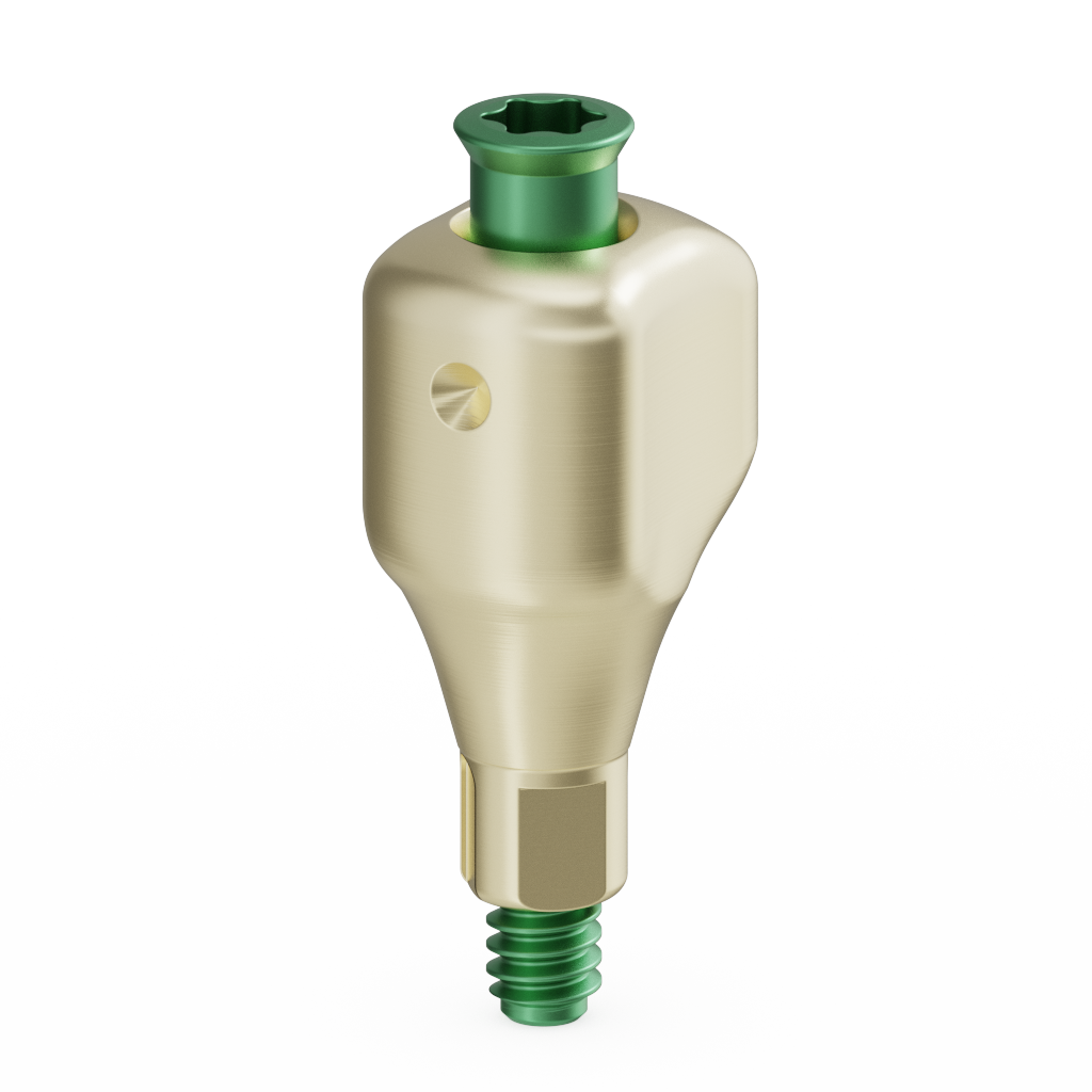 Scannable Anatomical Abutment + Screw – Bone Level