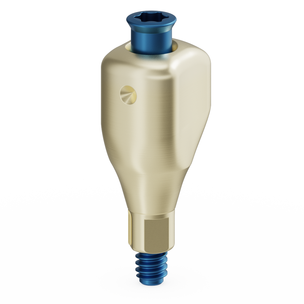 Scannable Anatomical Abutment + Screw – Bone Level