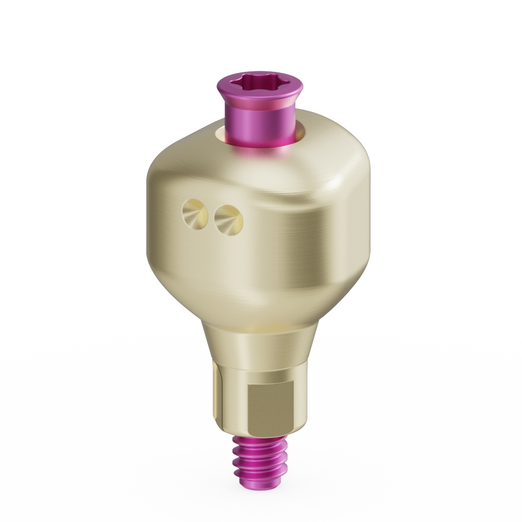 Scannable Anatomical Abutment + Screw – Bone Level
