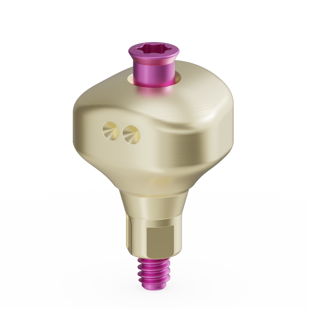 Scannable Anatomical Abutment + Screw – Bone Level