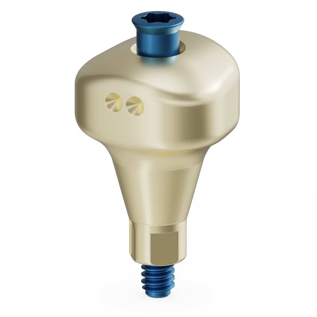Scannable Anatomical Abutment + Screw – Bone Level
