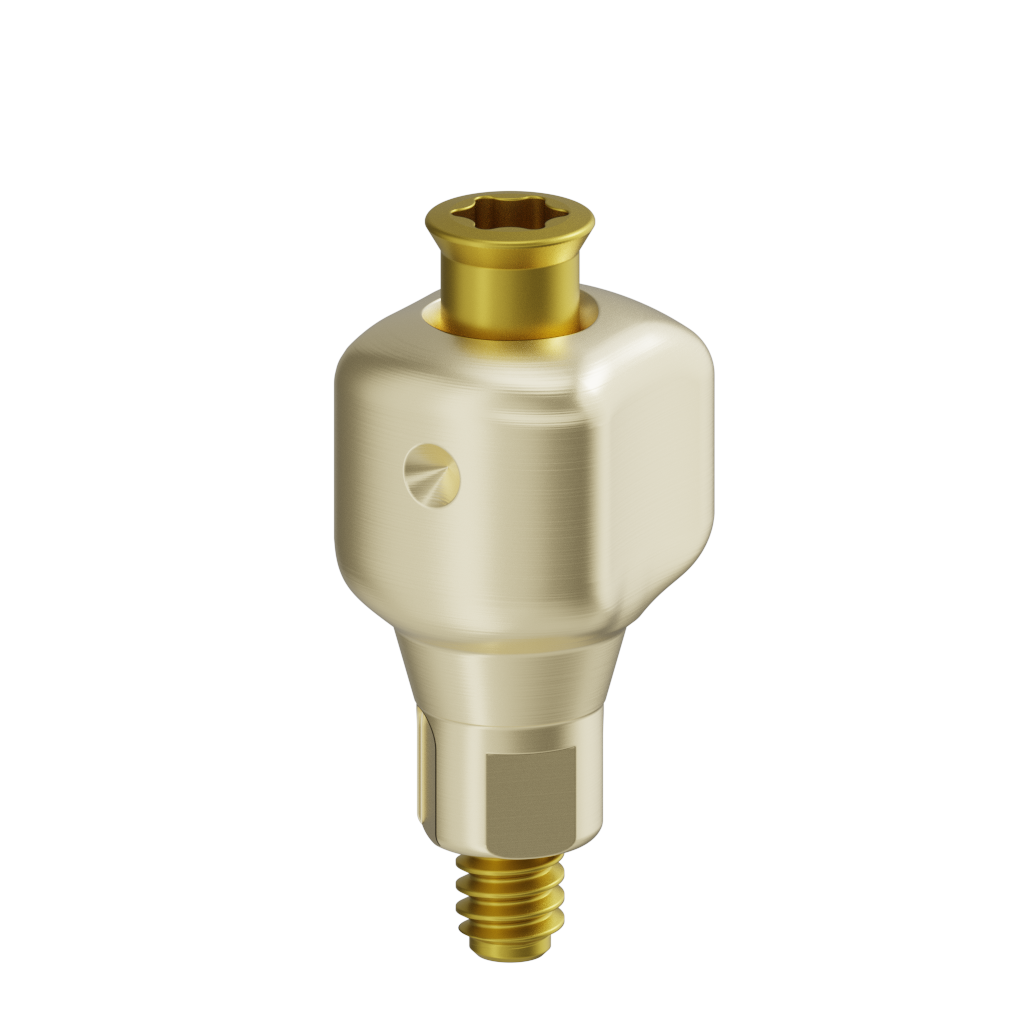 Scannable Anatomical Abutment + Screw – Bone Level