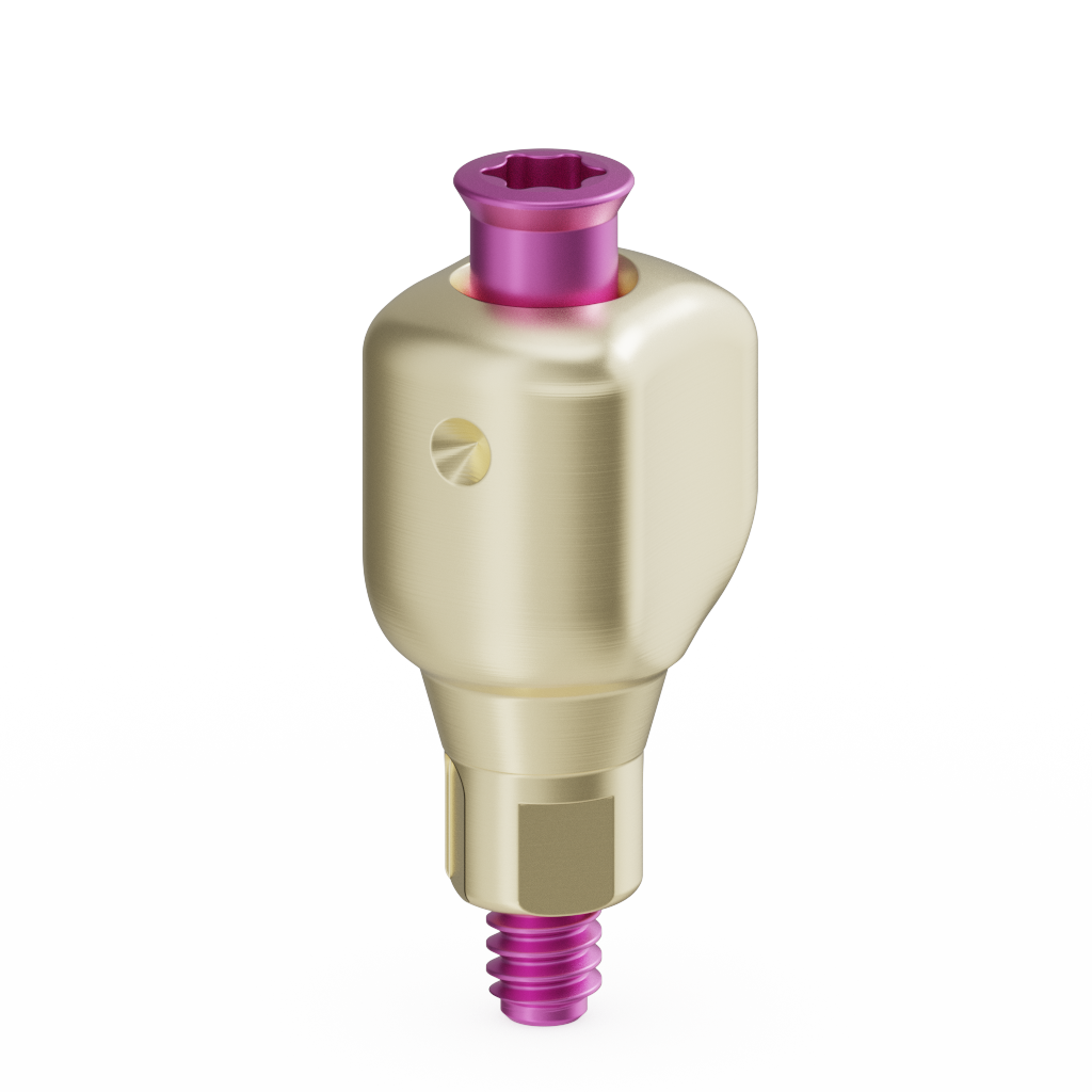 Scannable Anatomical Abutment + Screw – Bone Level