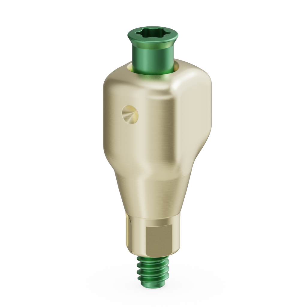 Scannable Anatomical Abutment + Screw – Bone Level