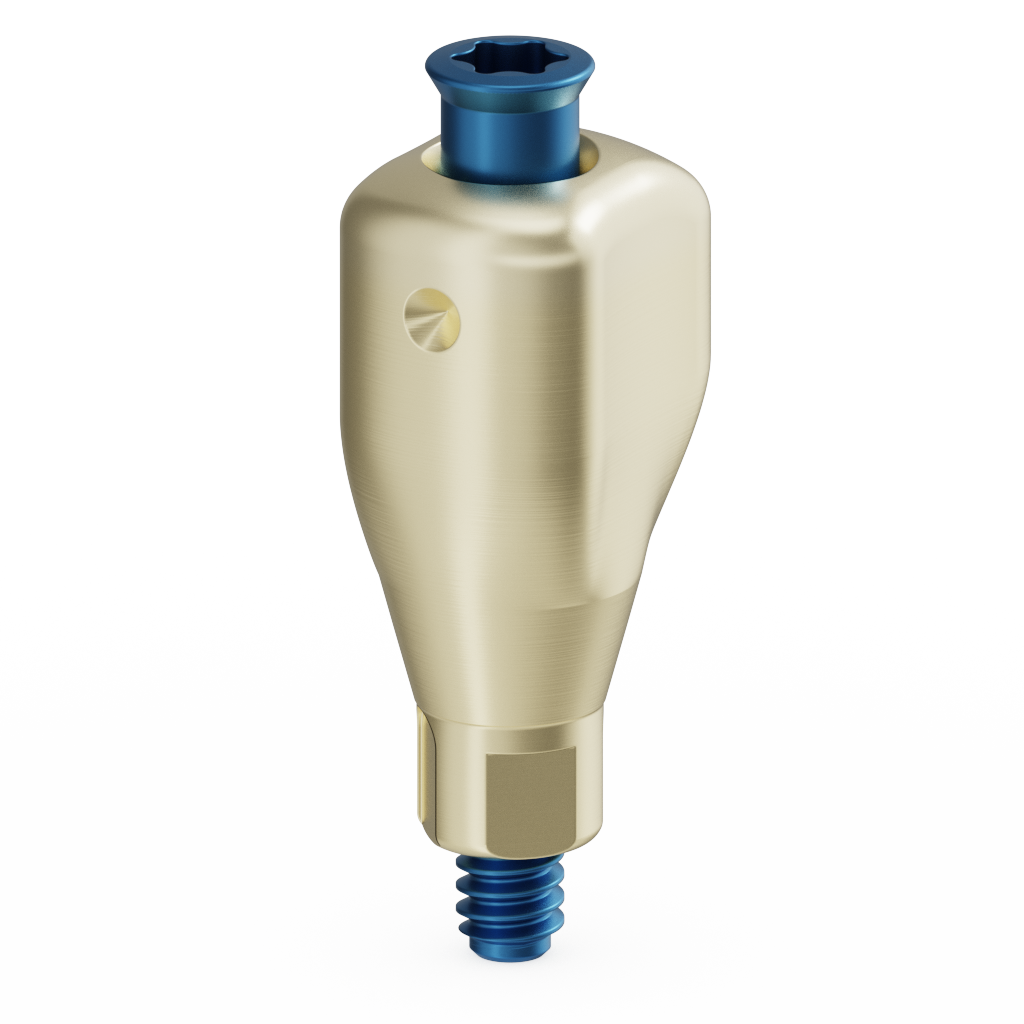 Scannable Anatomical Abutment + Screw – Bone Level