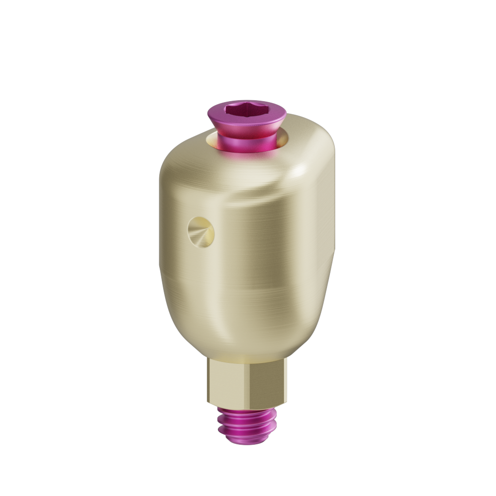 Scannable anatomical abutment + Screw