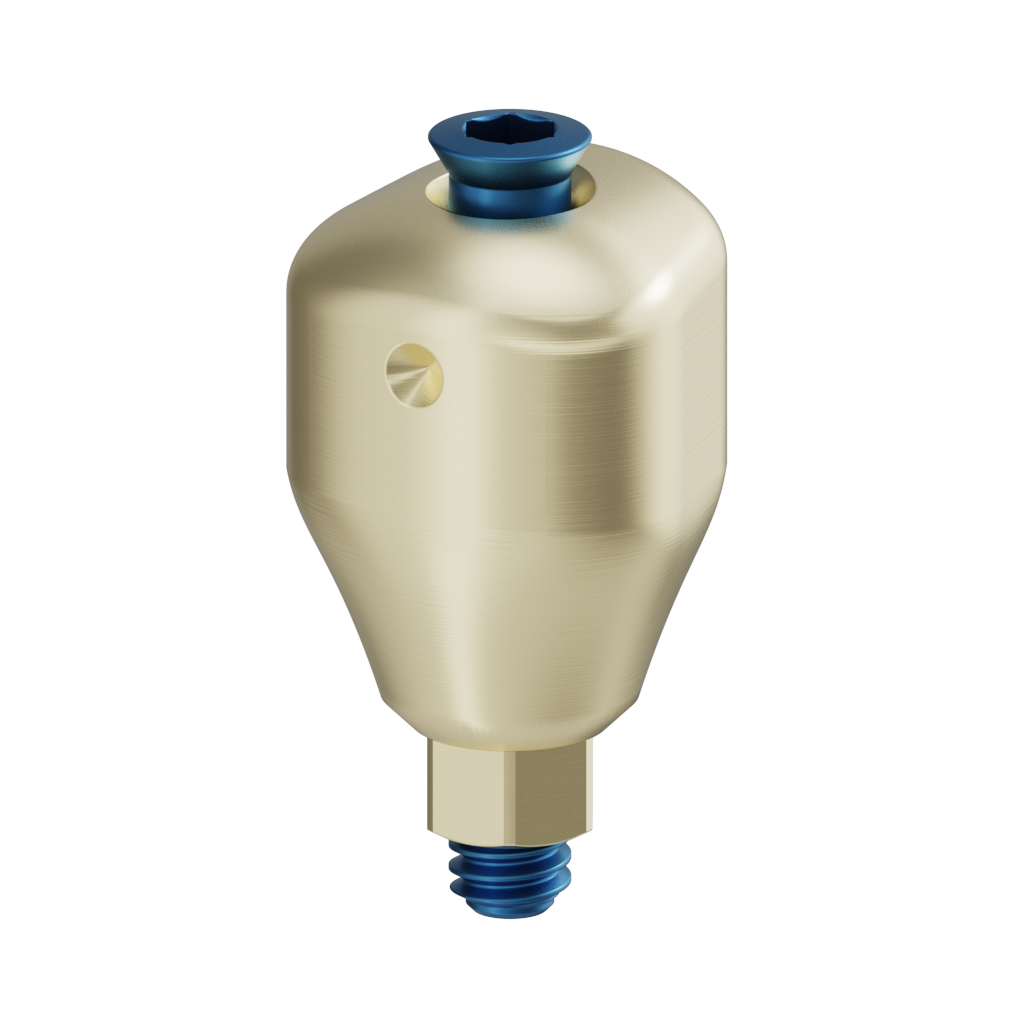 Scannable anatomical abutment + Screw