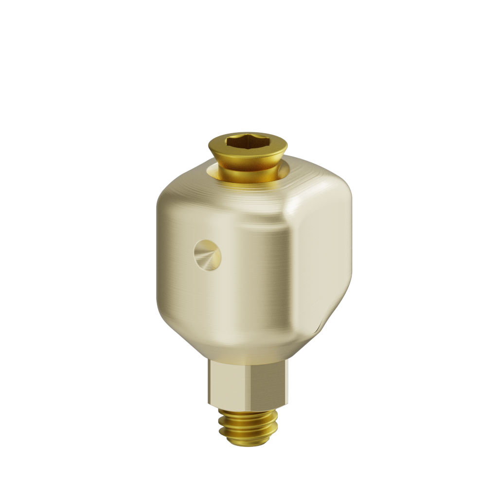 Scannable anatomical abutment + Screw