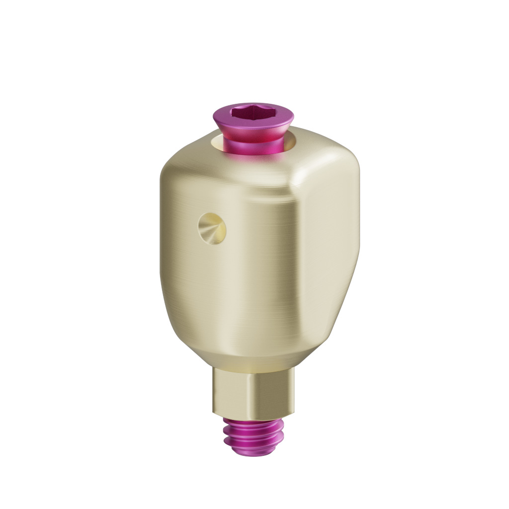 Scannable anatomical abutment + Screw