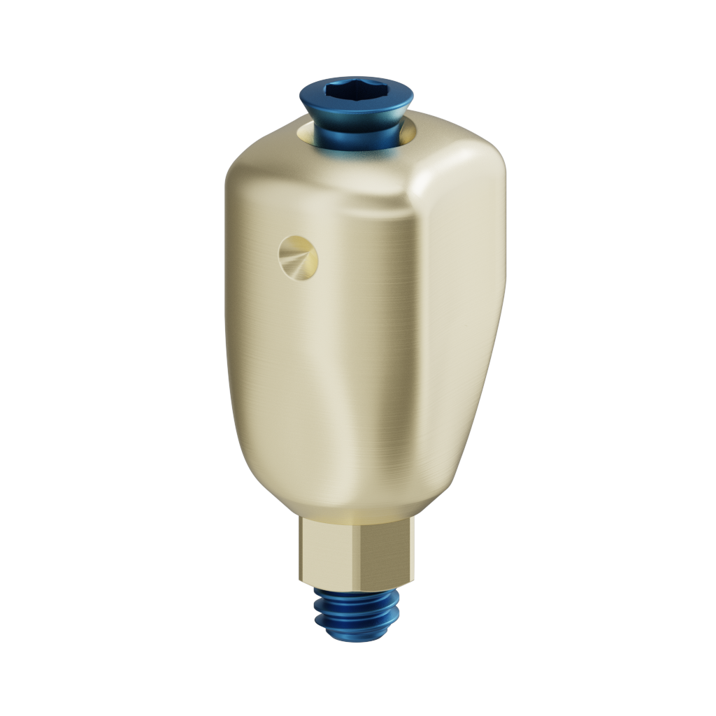 Scannable anatomical abutment + Screw