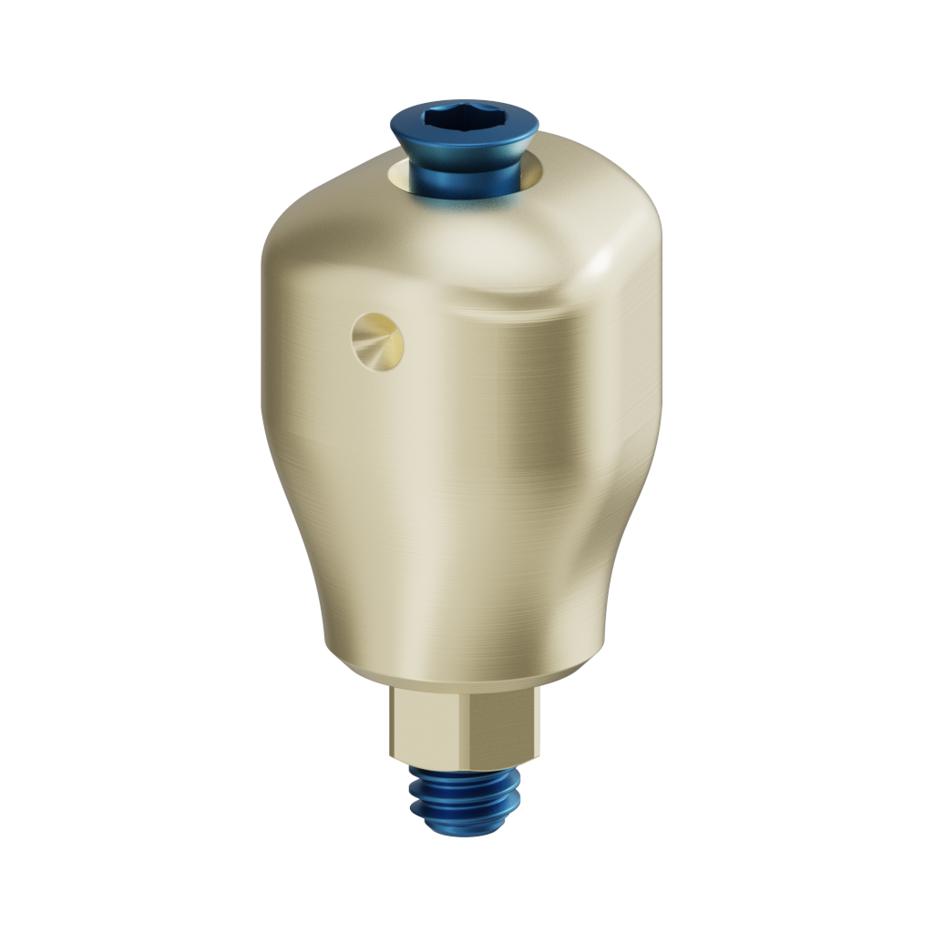 Scannable anatomical abutment + Screw