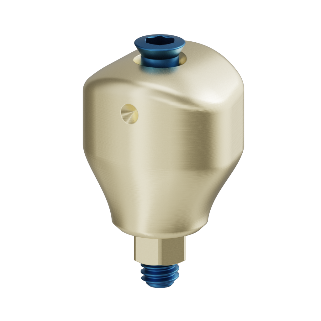 Scannable anatomical abutment + Screw