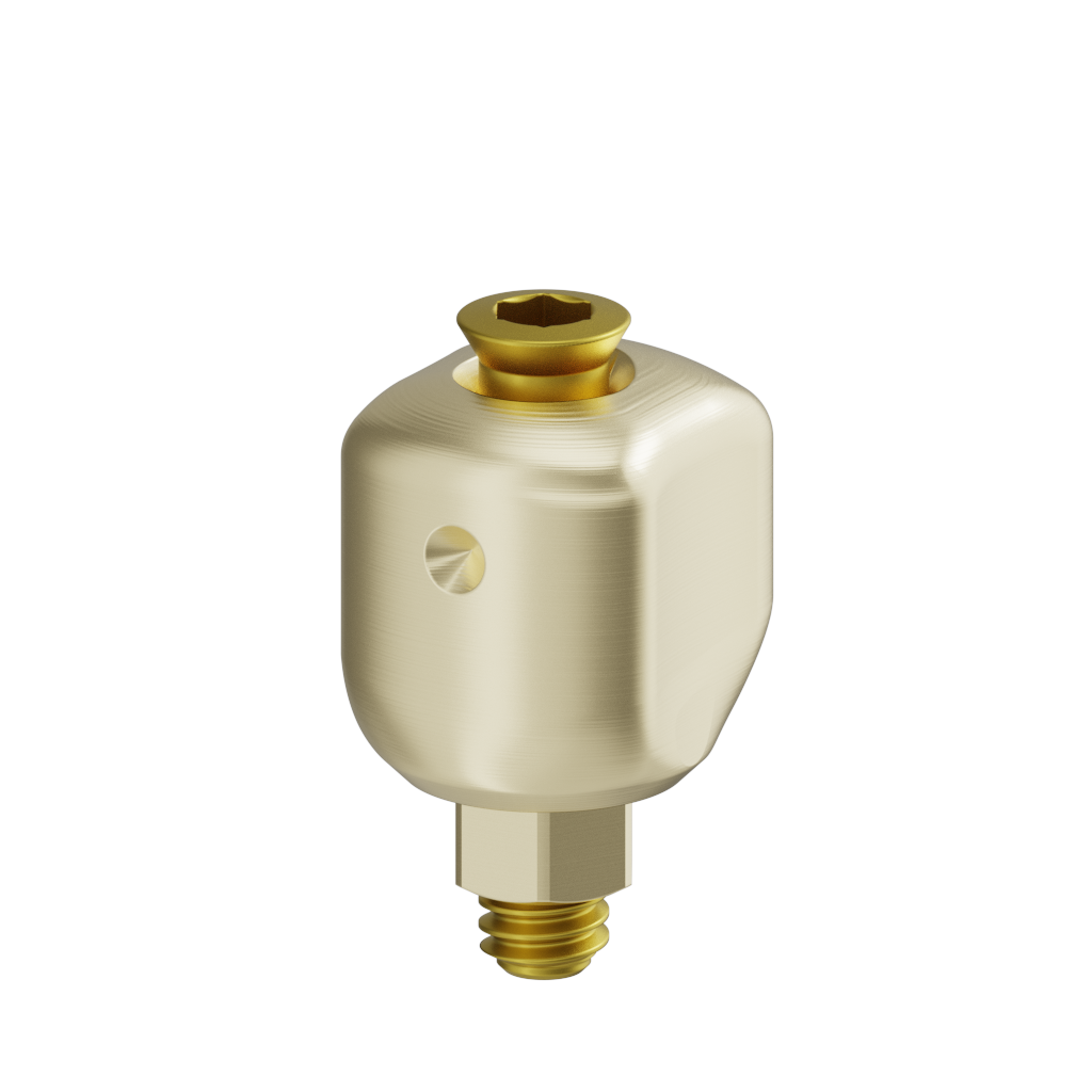 Scannable anatomical abutment + Screw