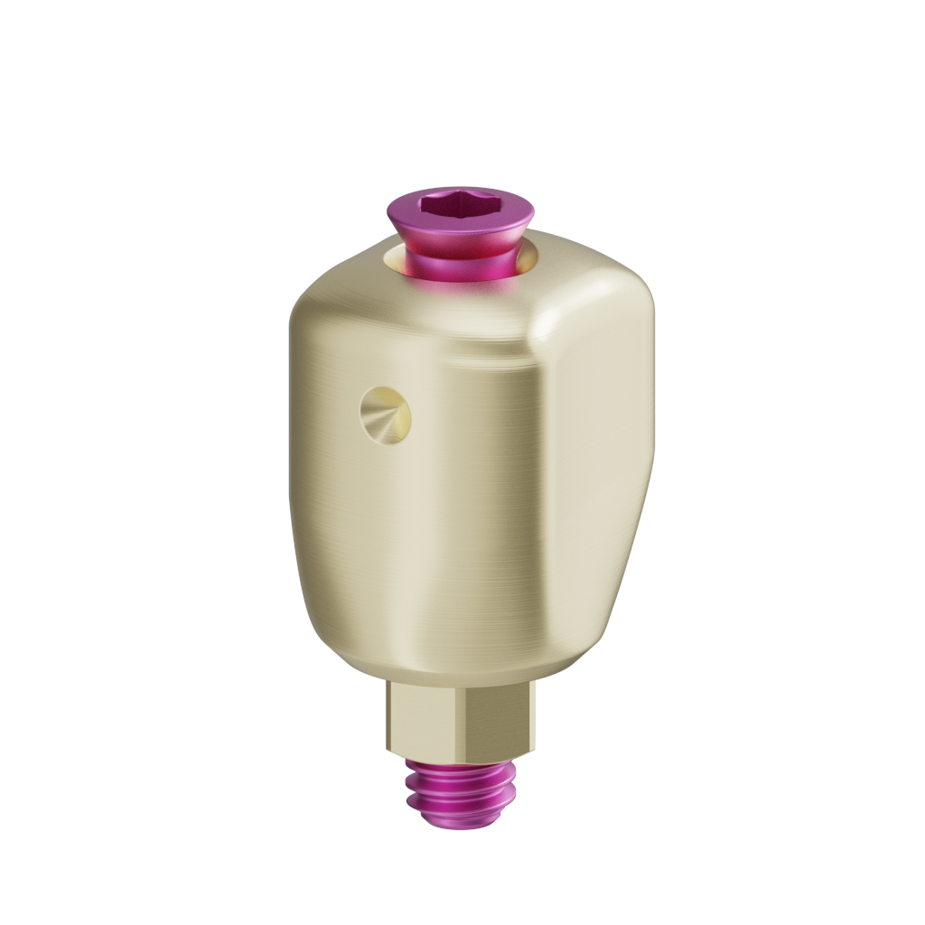 Scannable anatomical abutment + Screw