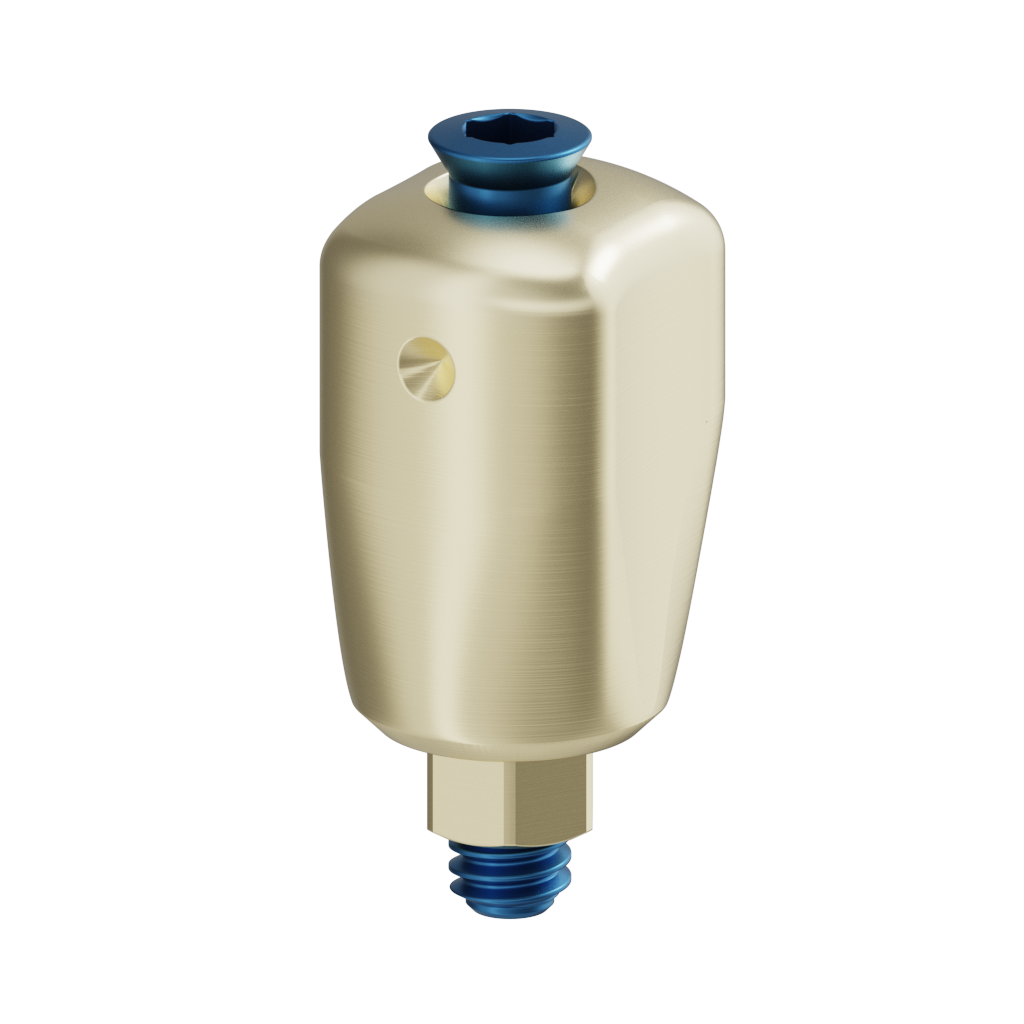 Scannable anatomical abutment + Screw